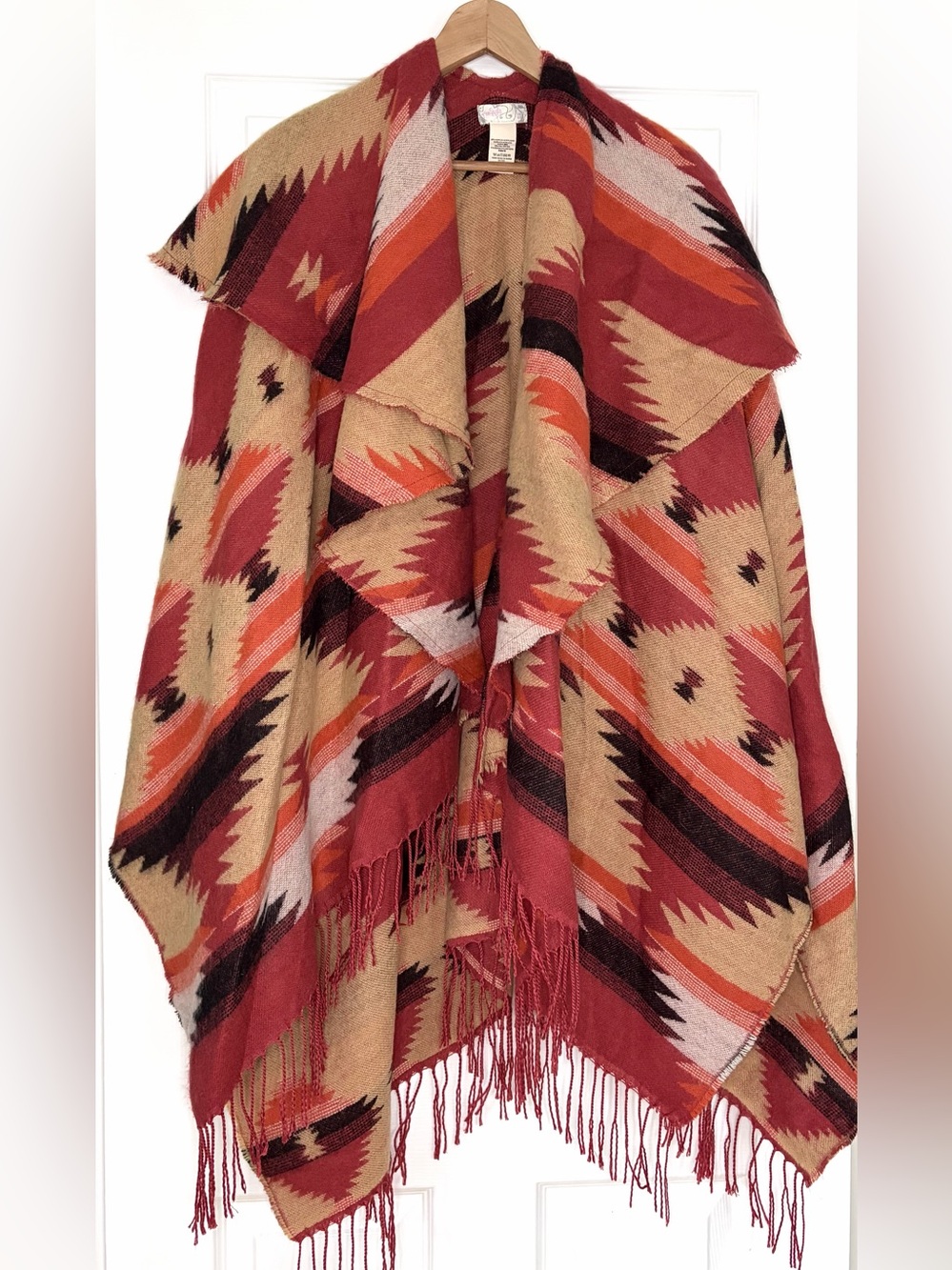 Free People Crossroads Oversized Poncho O/S
